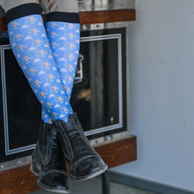 Load image into Gallery viewer, Dreamers &amp; Schemers Boot Socks - Derby Blue
