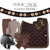 MagicTack Straight Browband - Brown