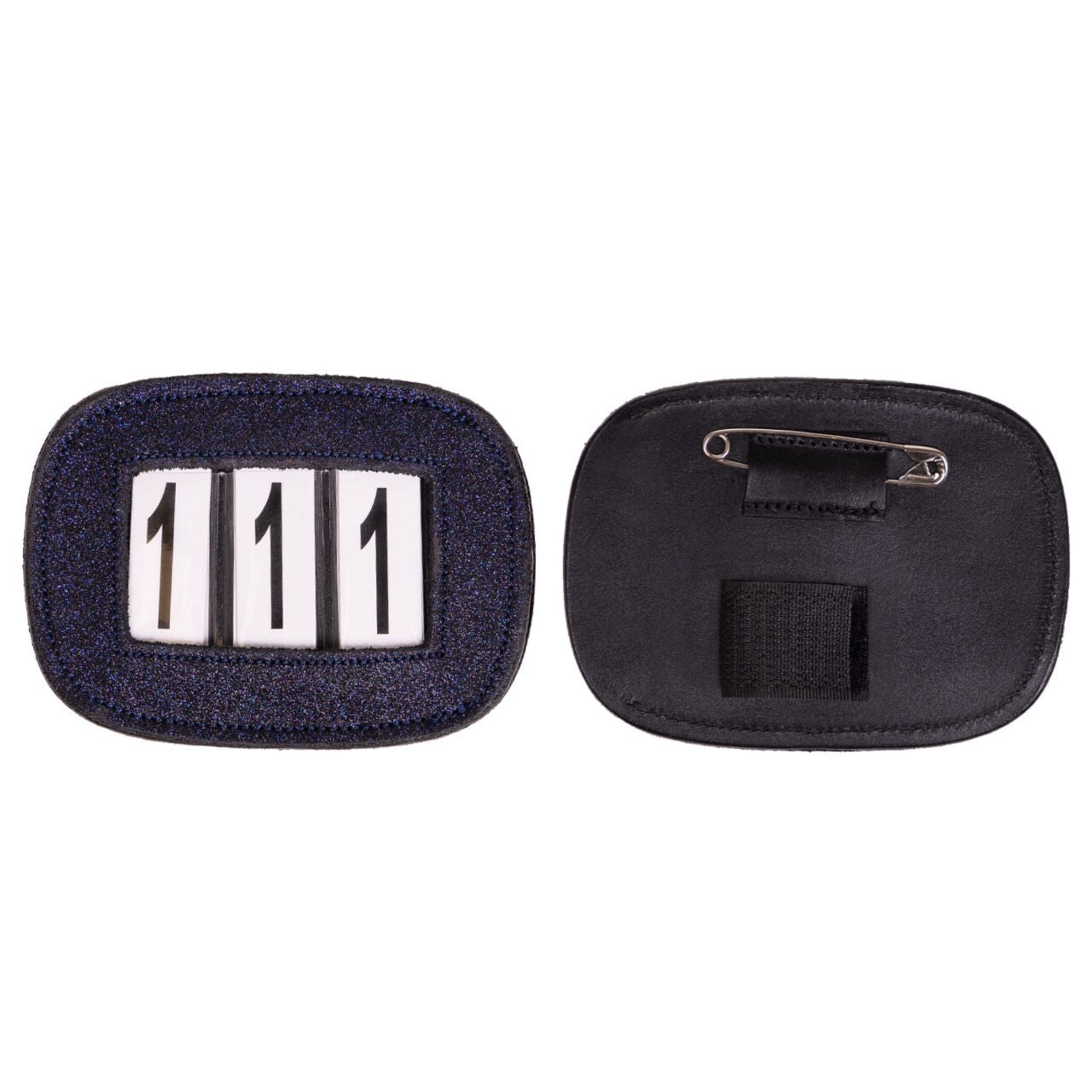 QHP Number Holder Glitter - Black