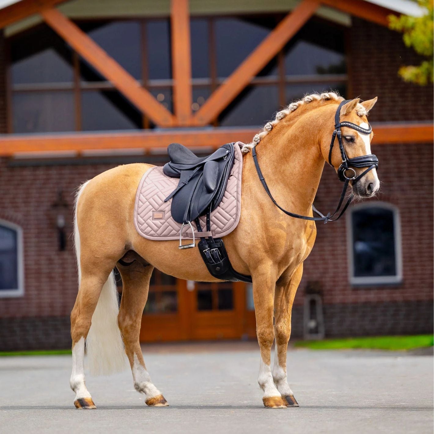 Equestrian Stockholm Dressage Pad - Midsummer Blush