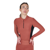 Equestro Long Sleeve Base Layer - Redwood