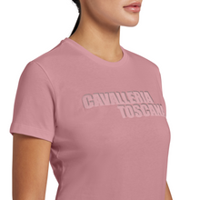 Load image into Gallery viewer, Cavalleria Toscana Orbit Cotton T-Shirt - Dusty Rose
