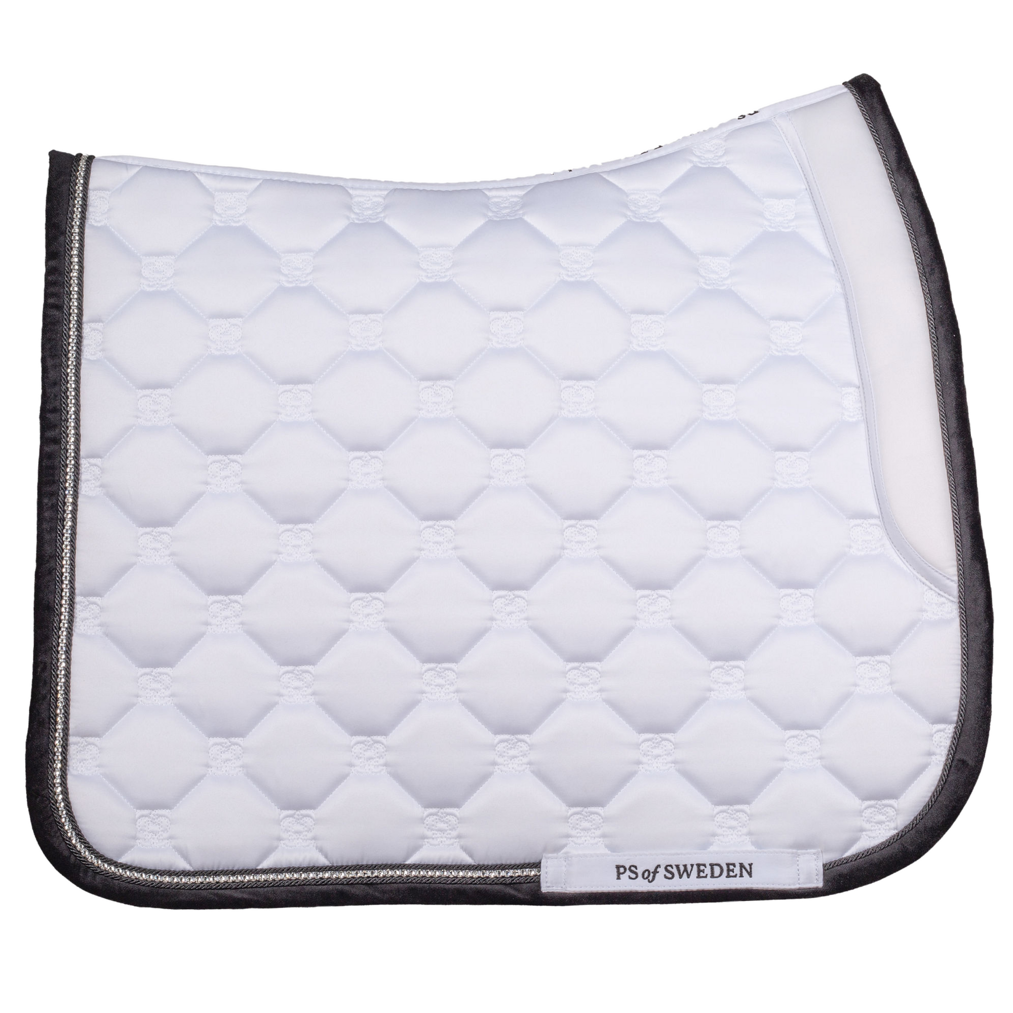 PS of Sweden Vintage Monogram Dressage Pad - White