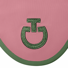 Load image into Gallery viewer, Cavalleria Toscana Light Weight Jersey Ear Bonnet - Pink/Green
