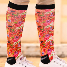 Load image into Gallery viewer, Dreamers &amp; Schemers Boot Socks - Pony Mac Orange Floral
