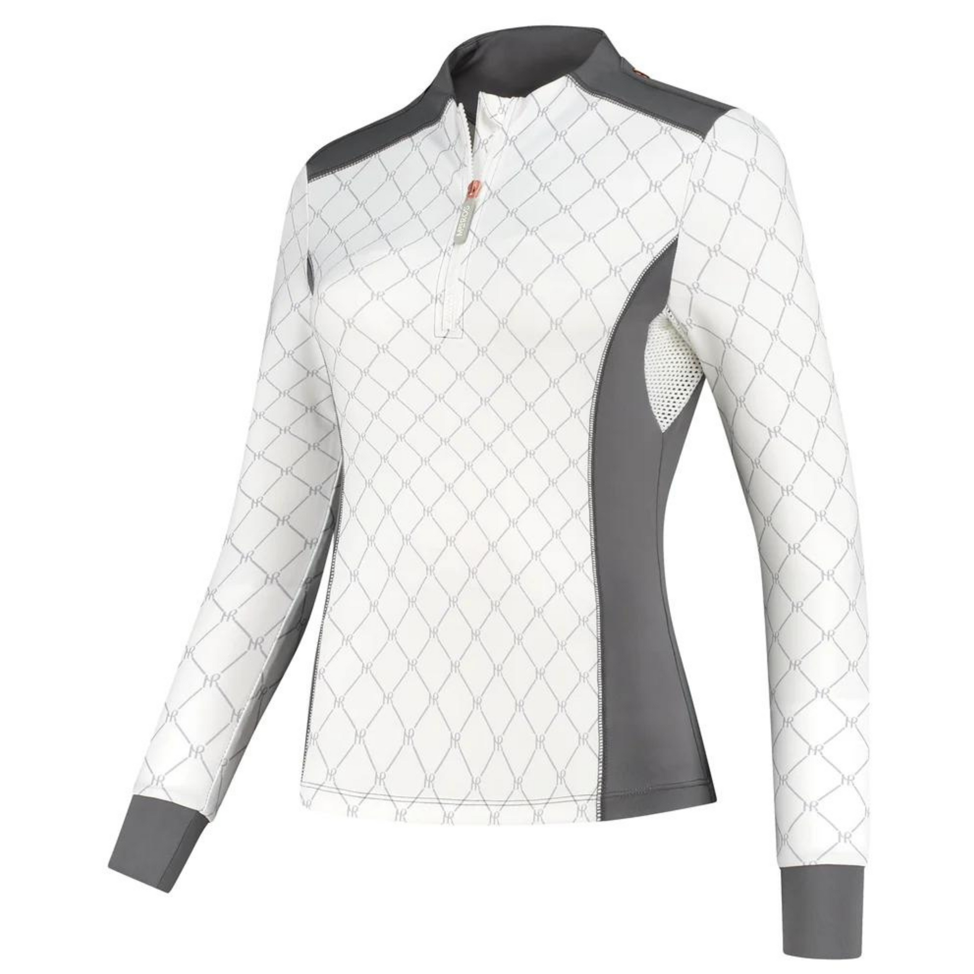 Mrs Ros Long Sleeve Training Top - Thunder Grey Logo
