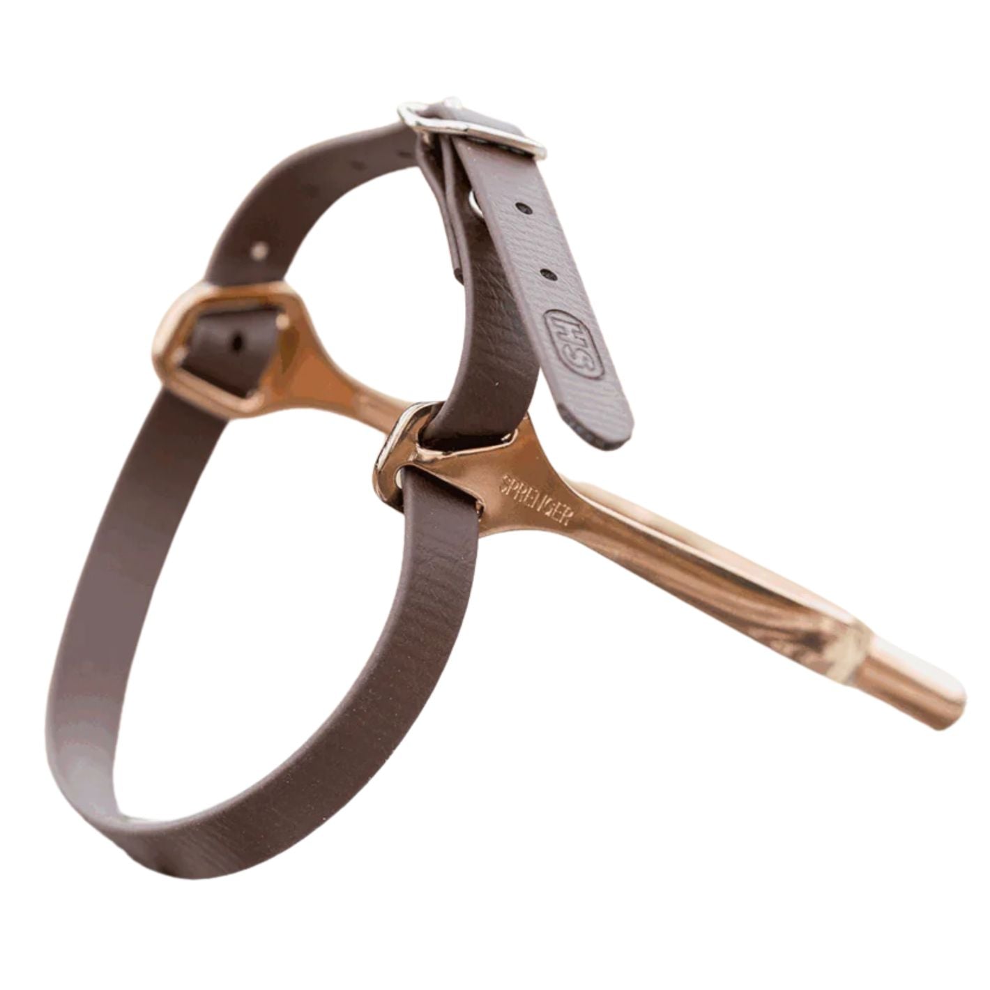 Sprenger Brown Biothane Spur Straps