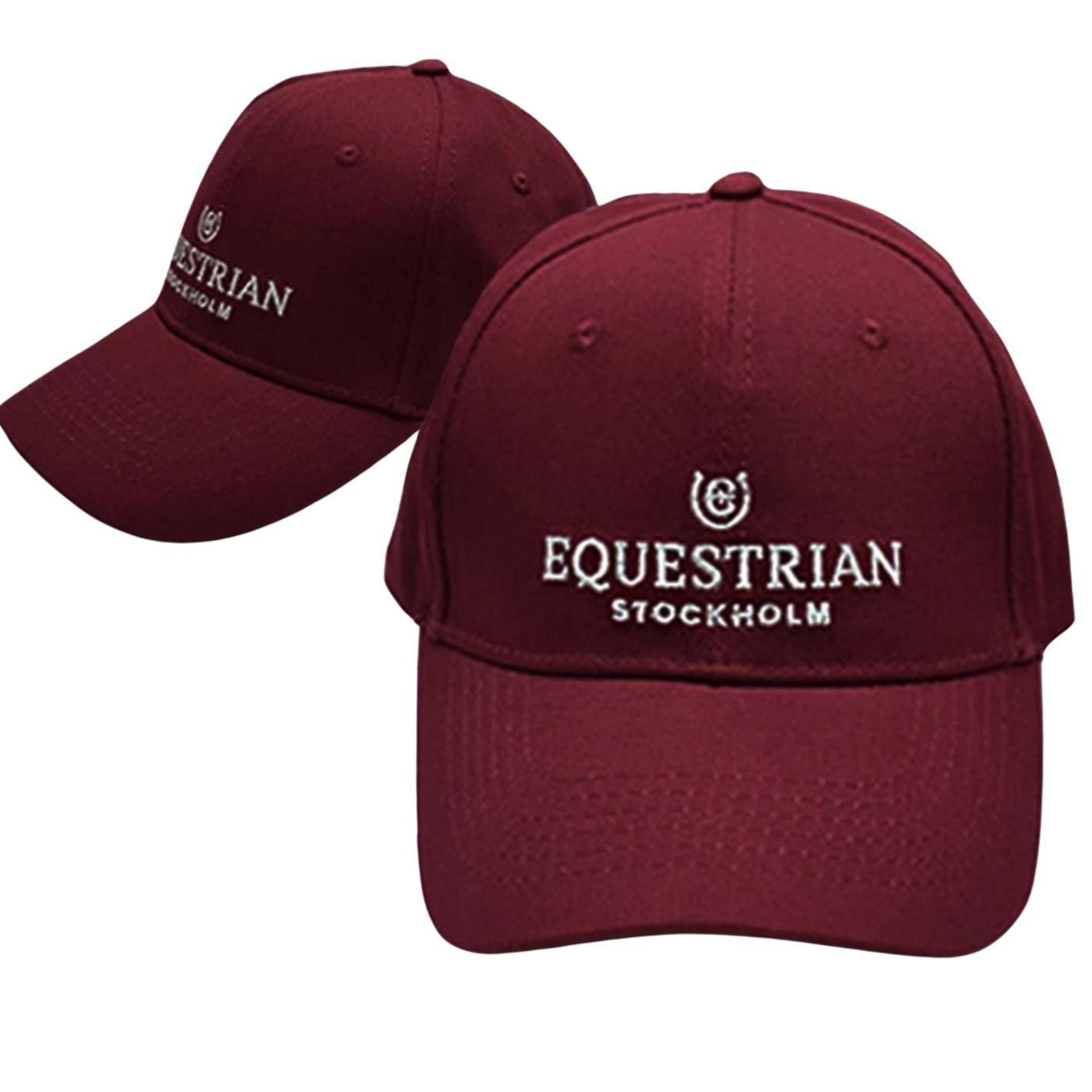Equestrian Stockholm Cap - Bordeaux Silver