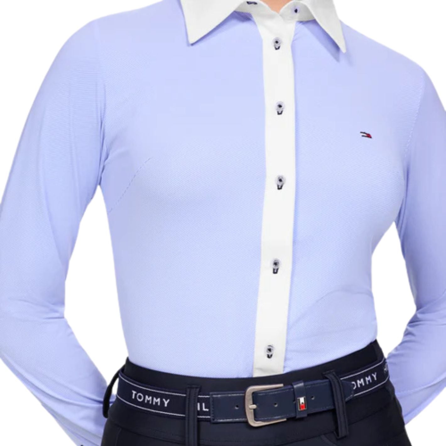 Tommy Hilfiger Cambria Stripe Belt - Navy