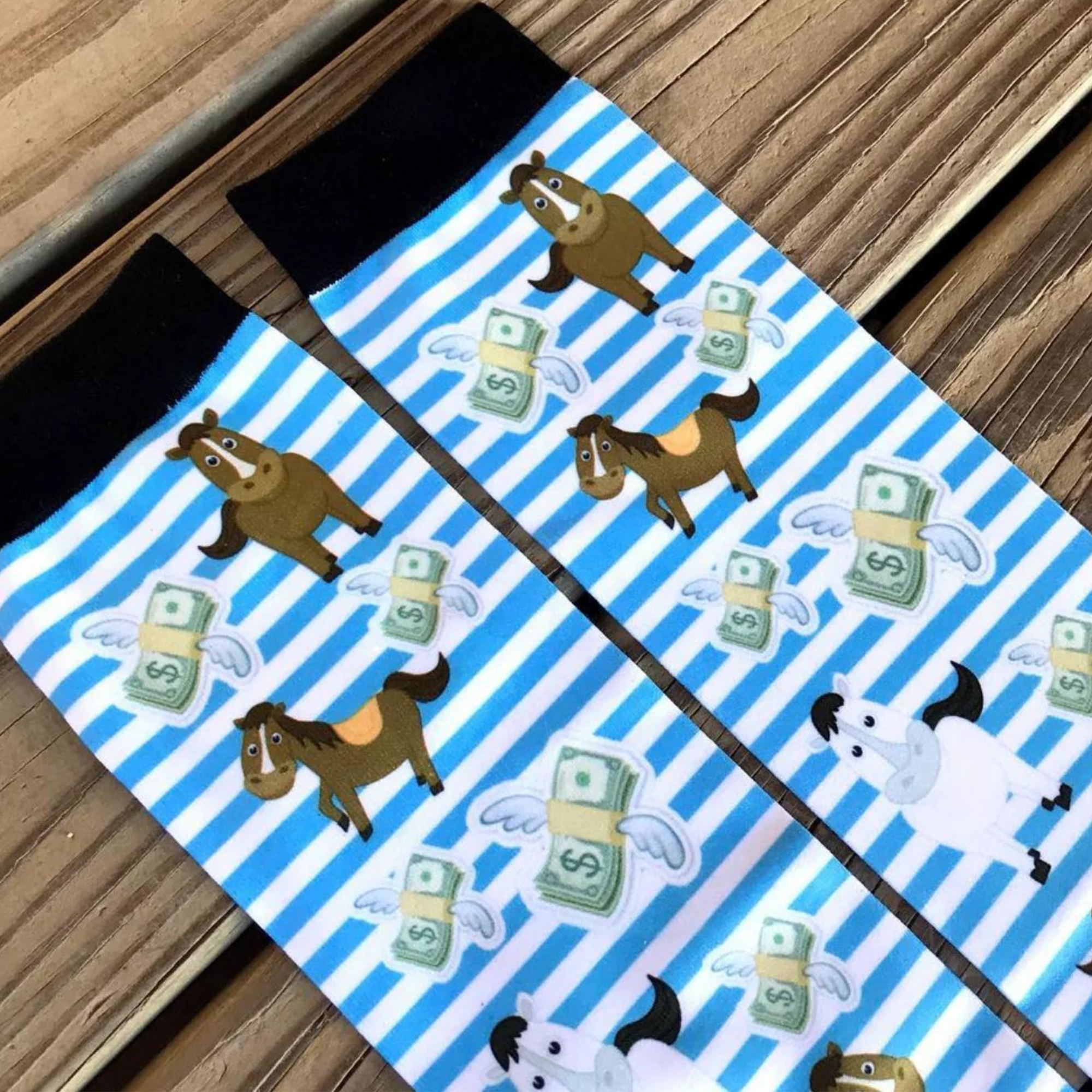 Dreamers & Schemers Boot Socks - Cash Money