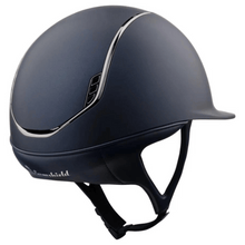 Load image into Gallery viewer, Samshield 2.0 Shadowmatt Helmet - Navy 5 Swarovski Blazon
