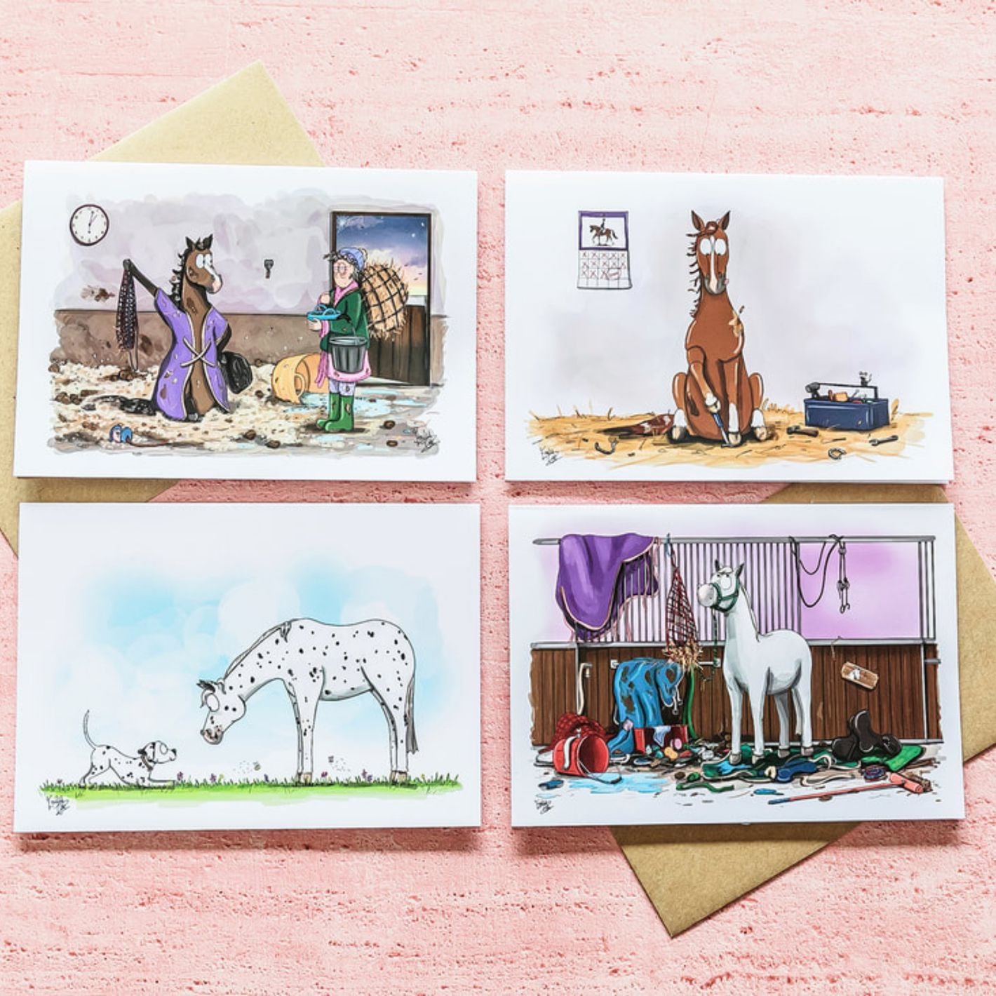 Emily Cole Greeting Cards - Tail Ribbons