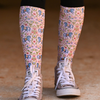 Dreamers & Schemers Boot Socks - Horse Floral