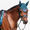 Equestrian Stockholm Ear Bonnet - Teal Blue
