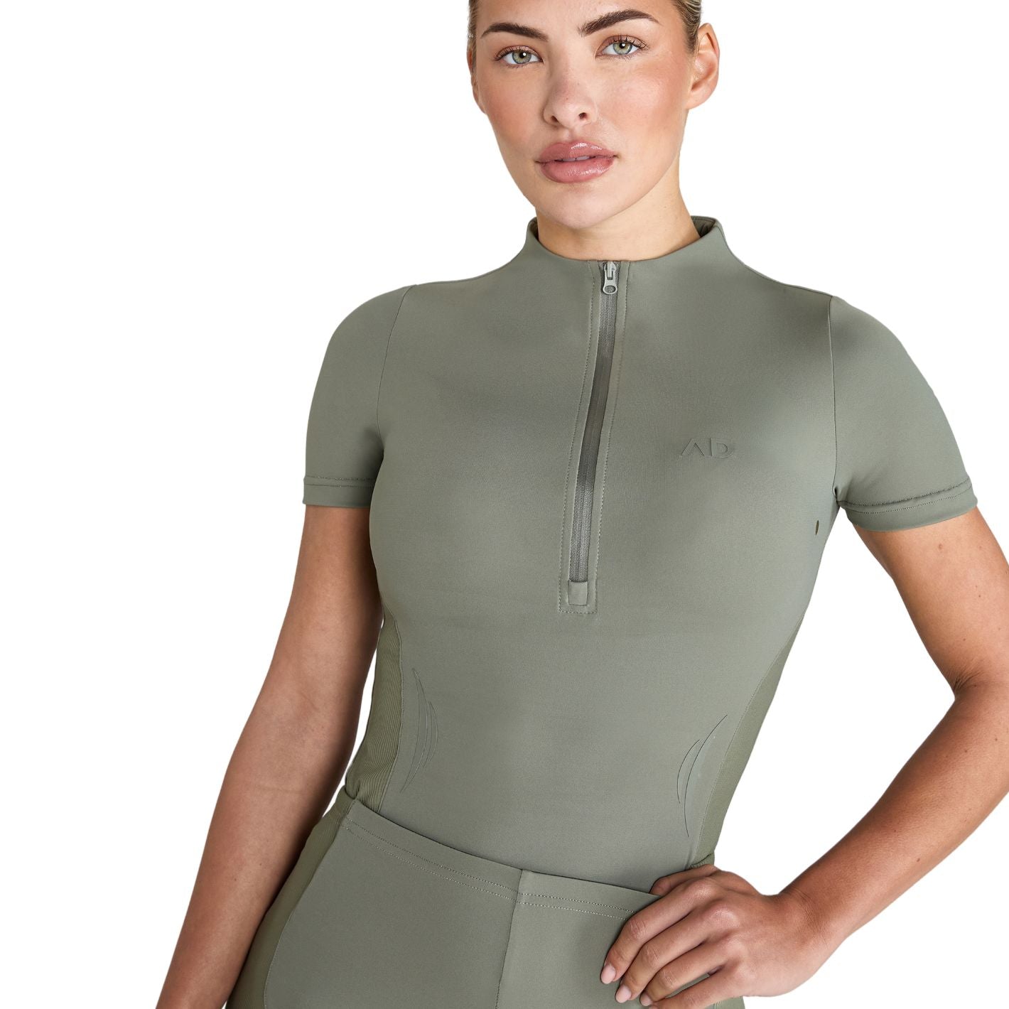 Aztec Diamond Define Short Sleeve Base Layer - Sage
