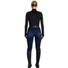 Aztec Diamond Premium Denim Breeches - Navy