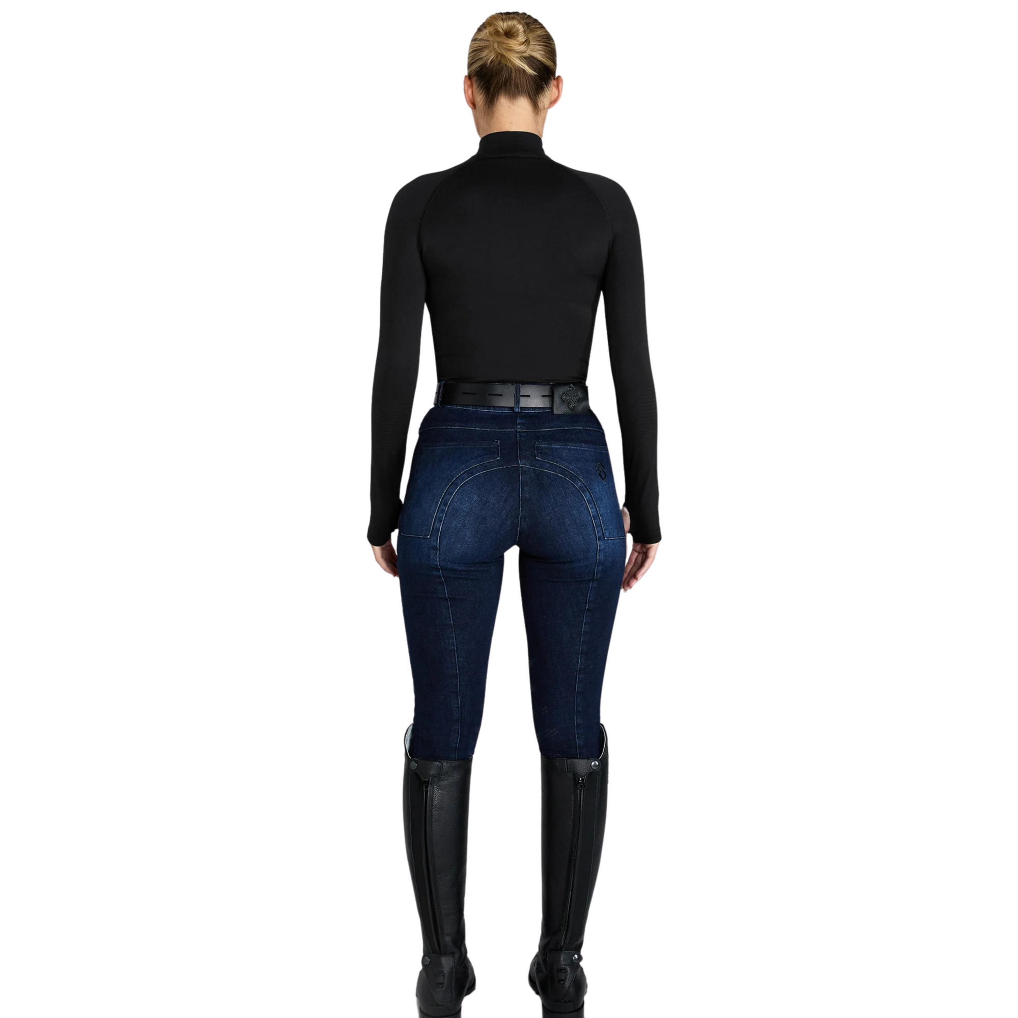 Aztec Diamond Premium Denim Breeches - Navy