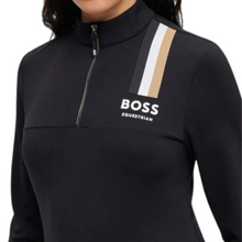 Load image into Gallery viewer, Boss Equestrian Lia Stripe Long Sleeve Shirt - Black
