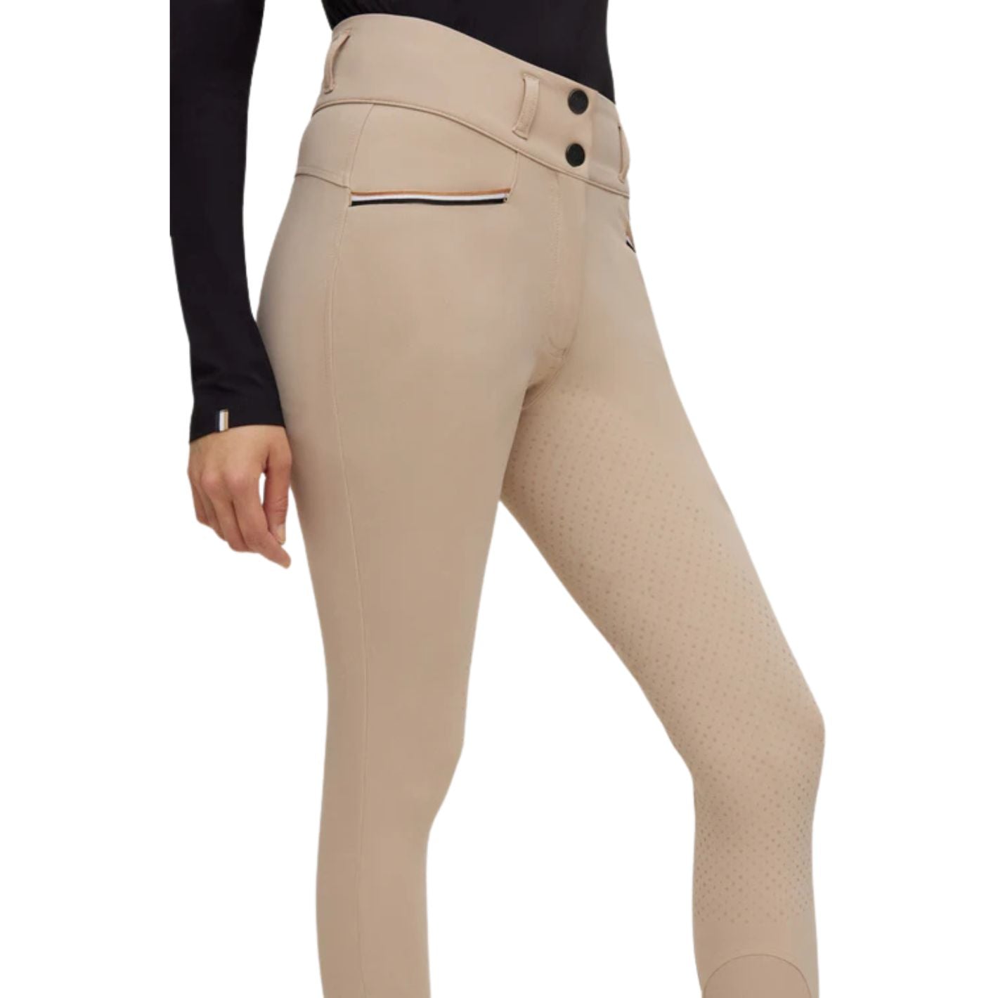 Boss Equestrian Hailey Full Grip High Waist Breeches - Beige
