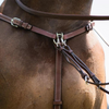 CWD Raised Adjustable Bridge Breastplate - Brown