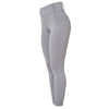 Equestro High Waist Rhinestone Leggings - Frost Grey