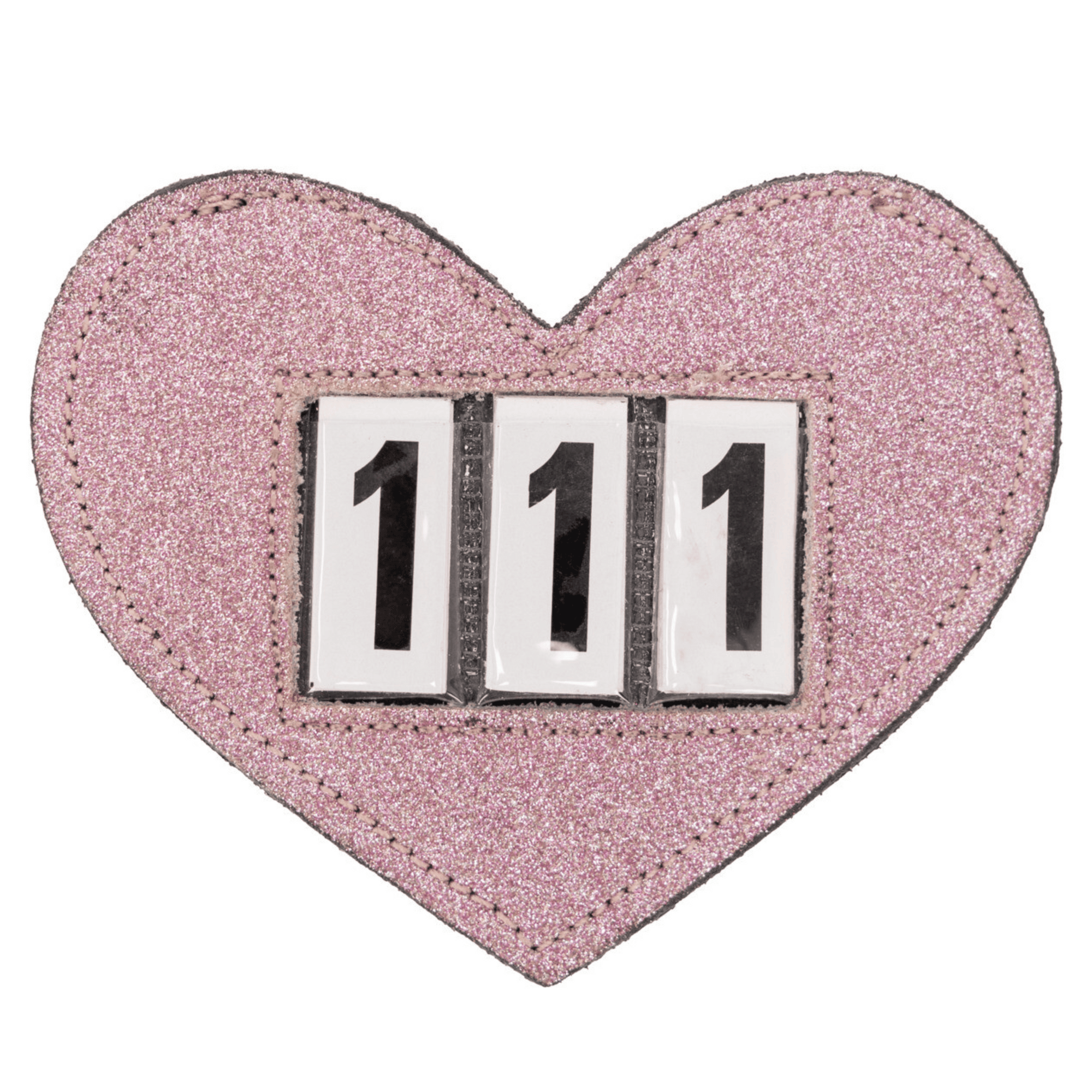 QHP Number Holder Heart - Pink