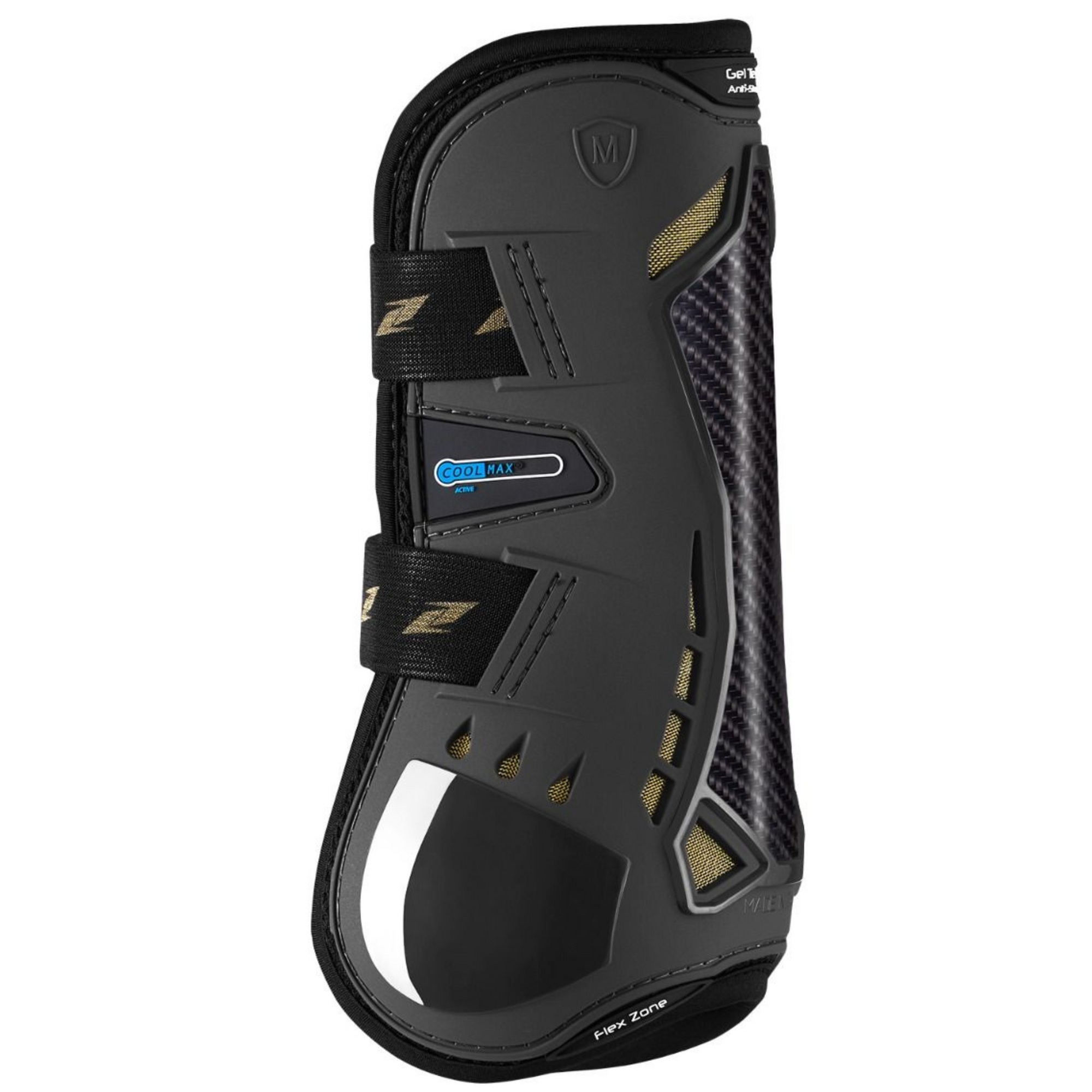 Zandona Elite Air Tendon Boots - Black/Gold