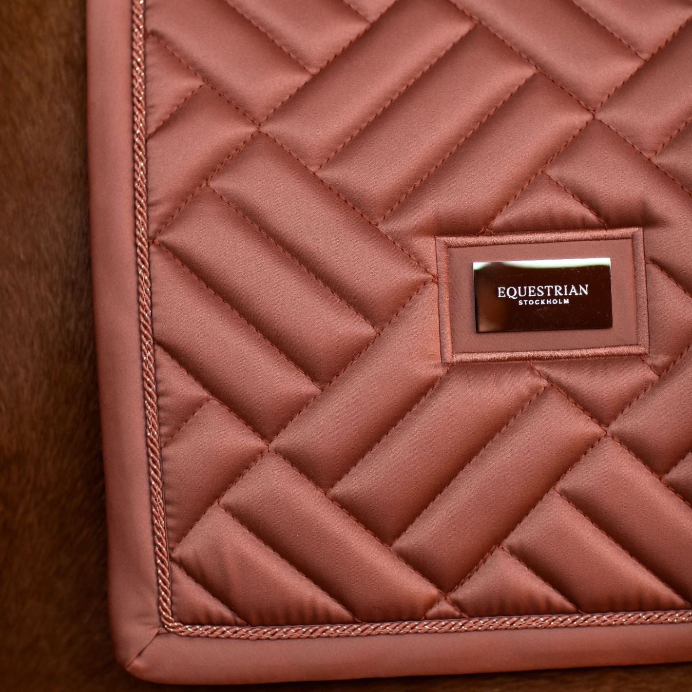 Equestrian Stockholm Dressage Pad - Modern Coral