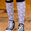 Dreamers & Schemers Boot Socks - Grey Unicorn