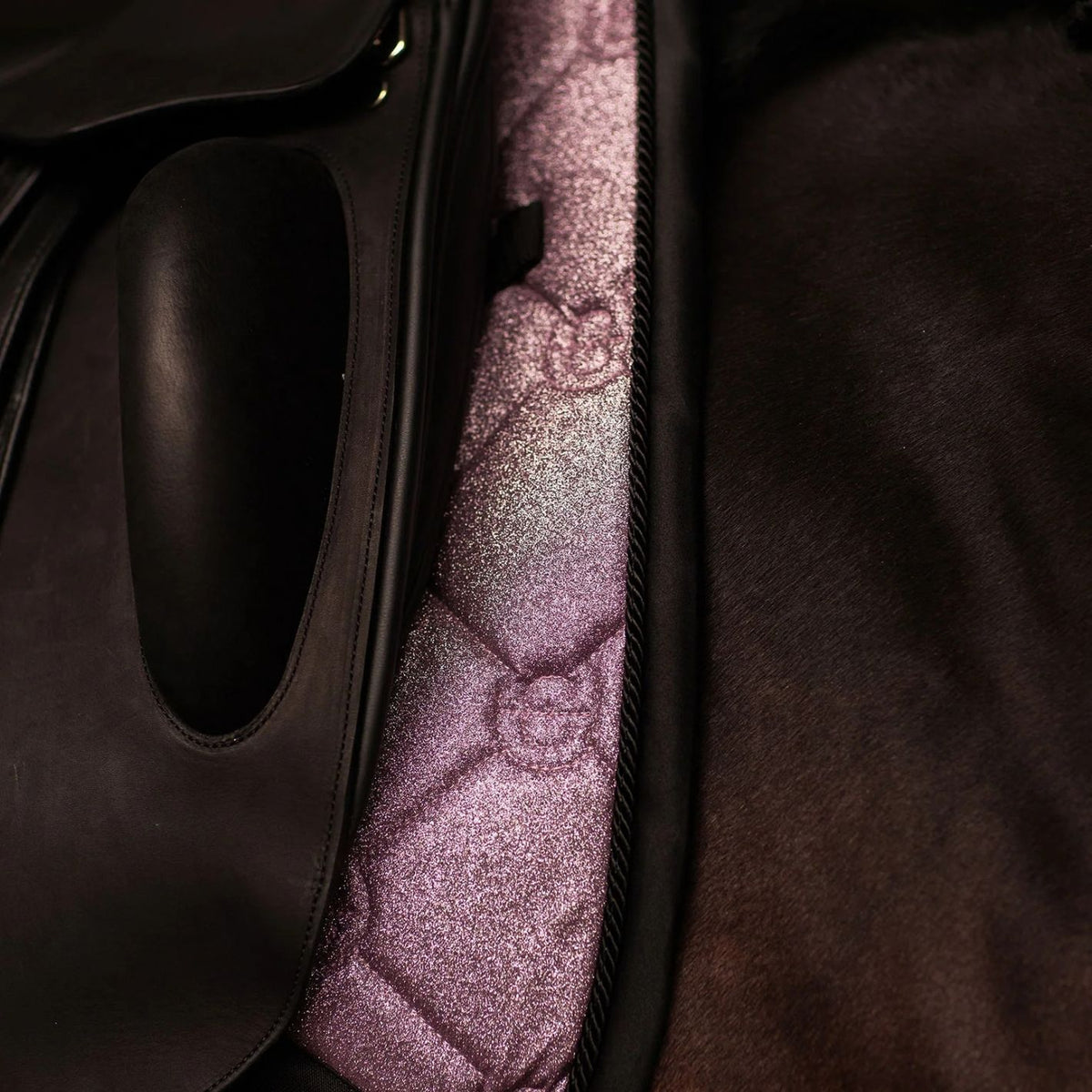 Equestrian Stockholm Dressage Pad - Pink Glimmer
