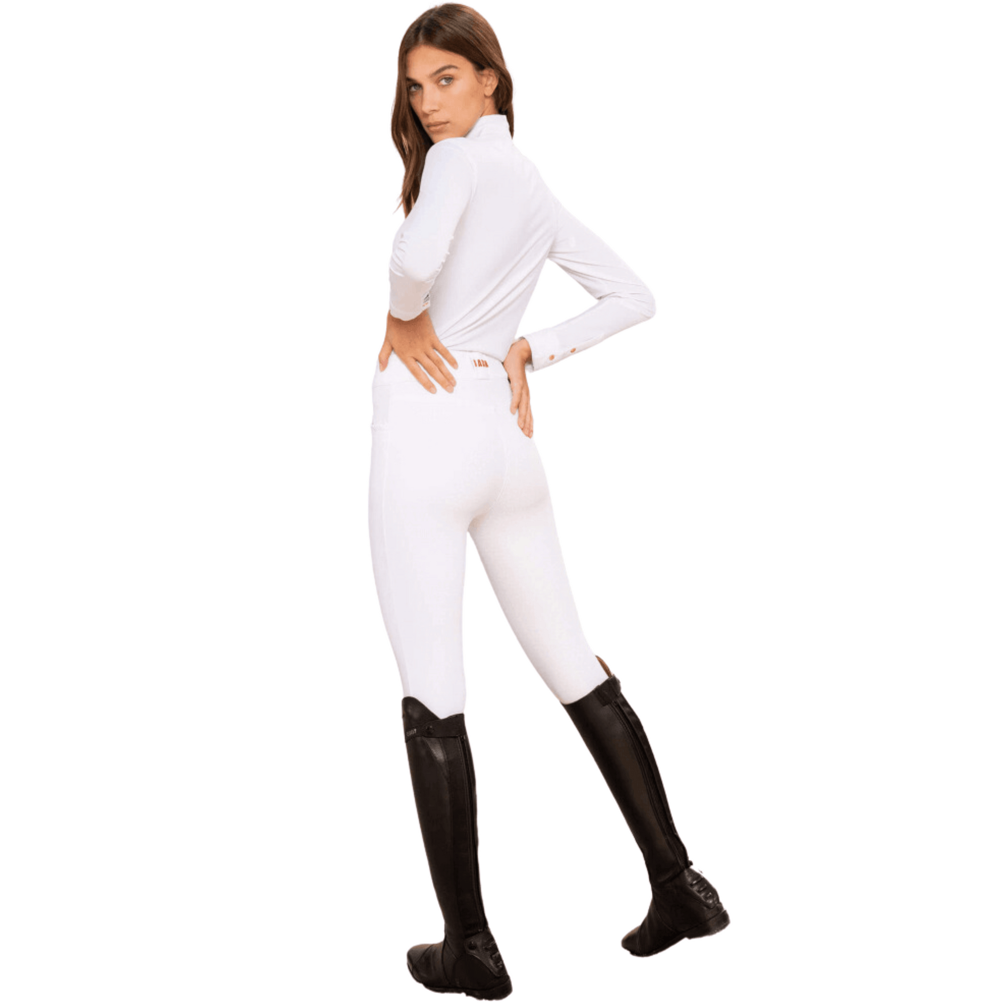 Dada Sport Kit High Waist Breeches - White