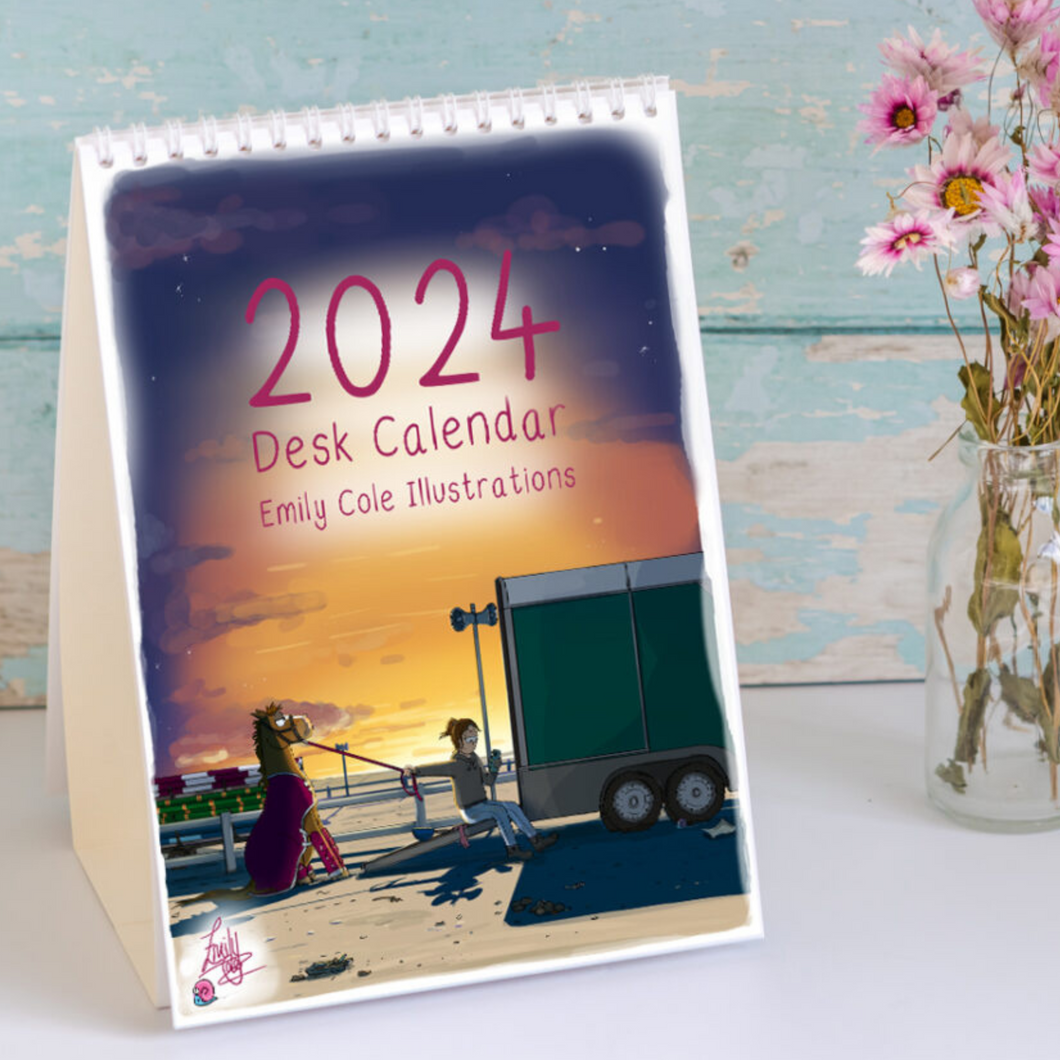 Emily Cole 2024 Desk Calendar