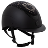 Equestro Proxima Rhinestone Helmet - Black
