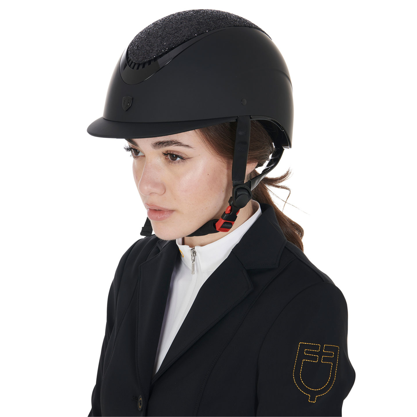 Equestro Galaxy Glitter Helmet - Black