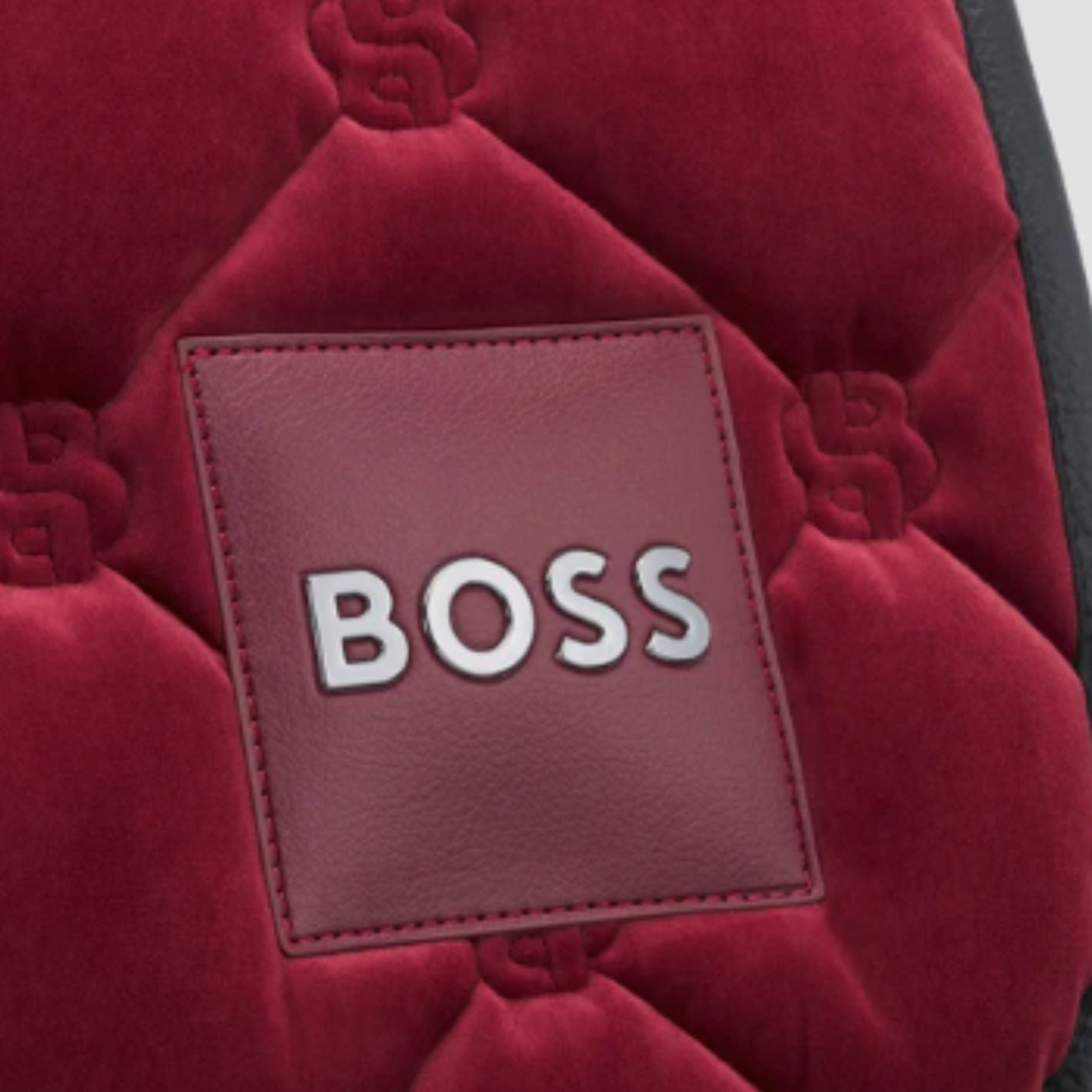 Boss Equestrian Velvet Jump Saddle Pad - Cabernet