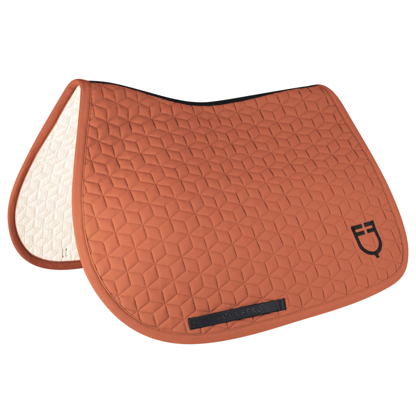 Equestro Cube Quilting Jump Pad - Redwood