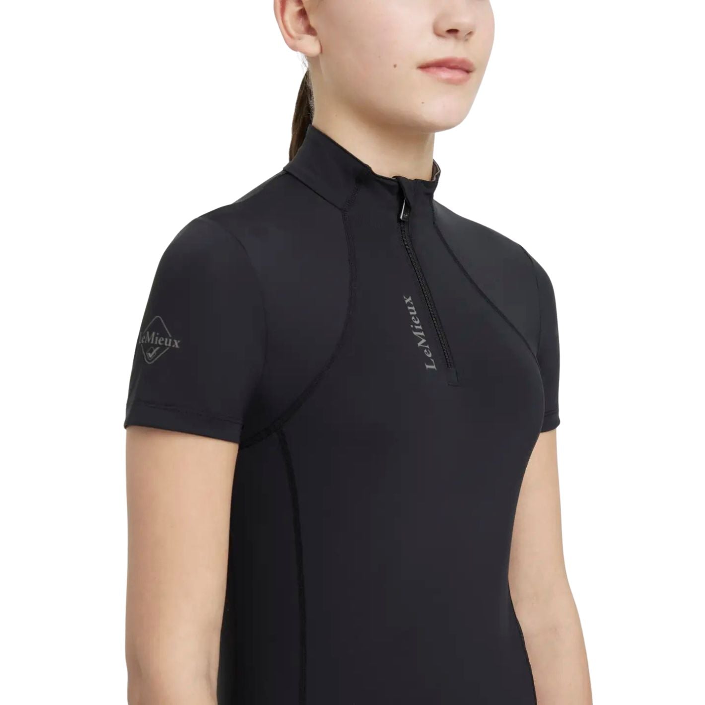 LeMieux Kids Classique Short Sleeve Base Layer - Black
