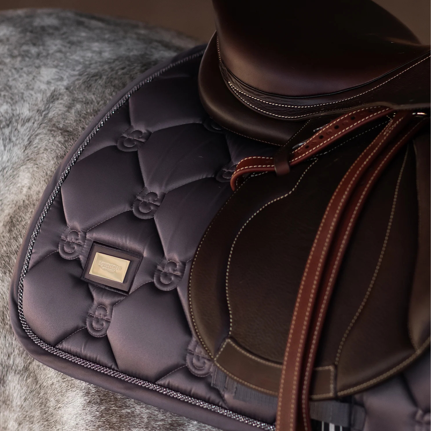 Equestrian Stockholm Jump Pad - Dark Violet