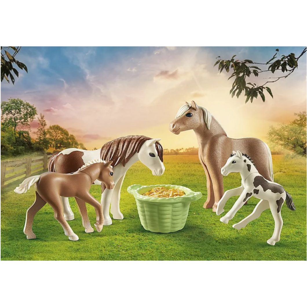 Playmobil Icelandic Ponies with Foal
