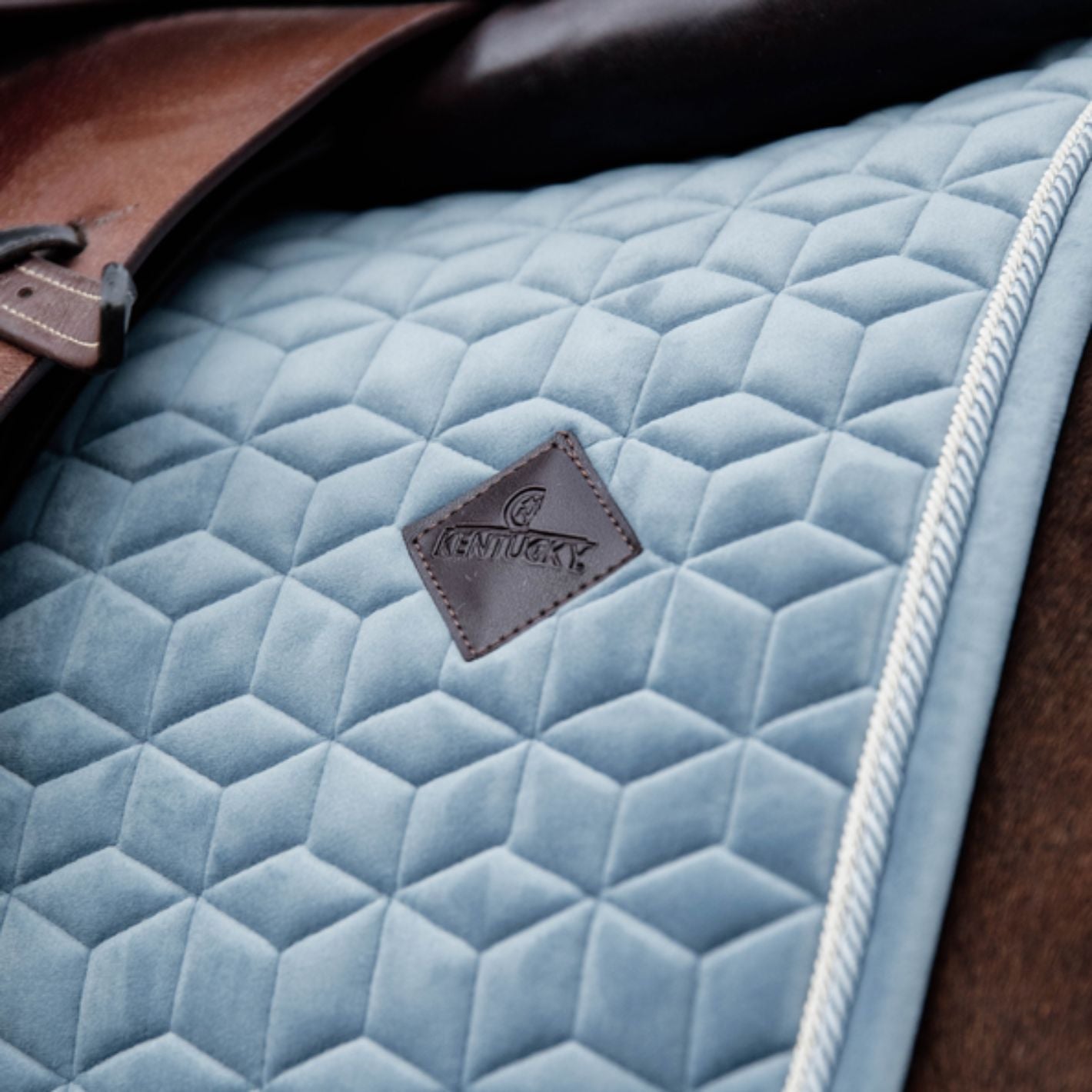 Kentucky Velvet Jump Pad - Light Blue