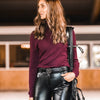 PS of Sweden Jacqueline Leather Belt - Black