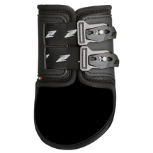 Load image into Gallery viewer, Zandona Carbon Chic Fetlock Boots - Black/Silver
