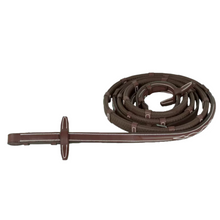 Load image into Gallery viewer, CWD Thin Rubber Grip Reins - Brown
