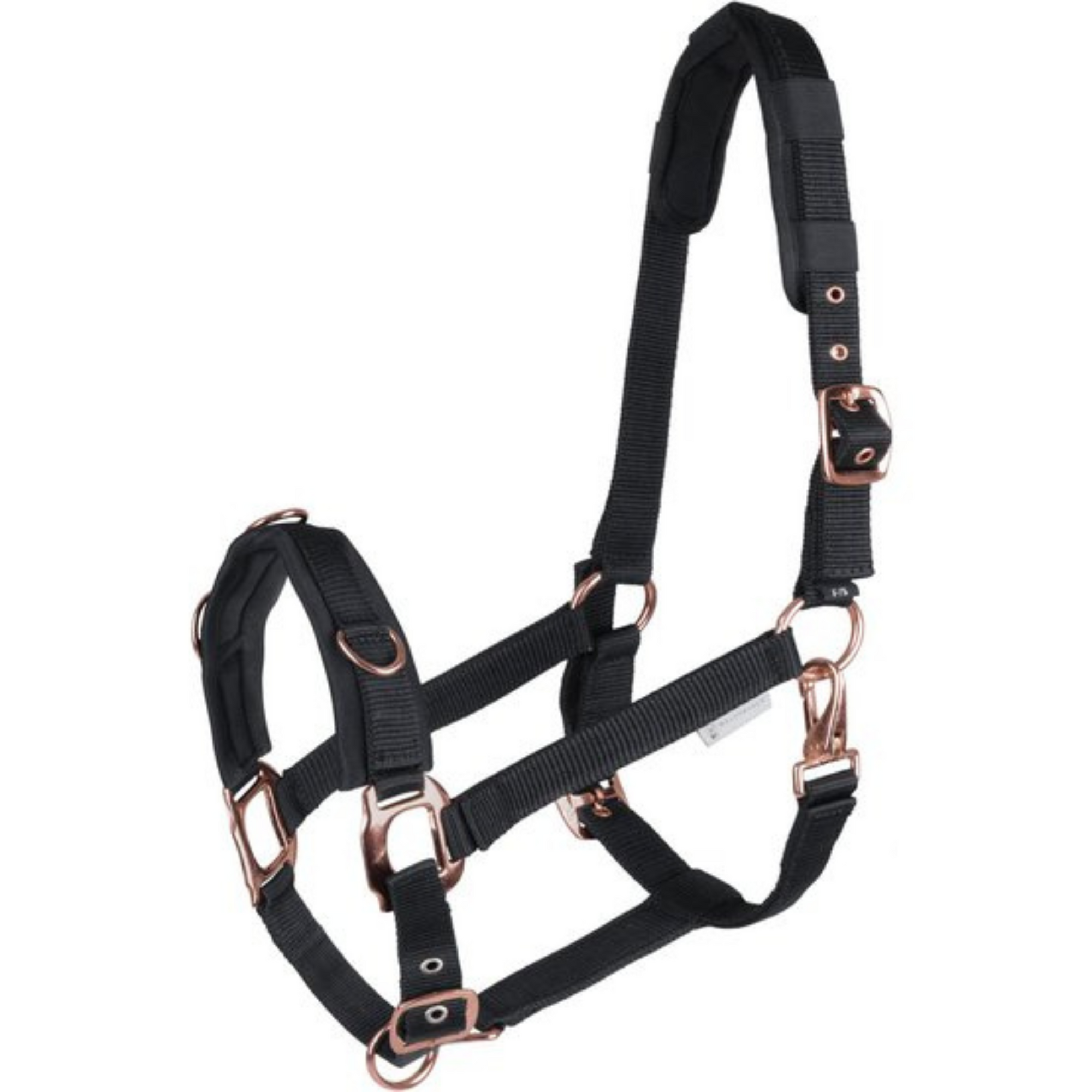 Waldhausen Lunge Cavesson - Black / Rose Gold