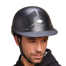 Load image into Gallery viewer, Flex-On Armet Dark Mixte Helmet - Black with Black Chinstrap
