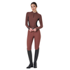 Equestro Long Sleeve Base Layer - Marron