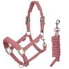 LeMieux Essence Headcollar & Leadrope Set - Rosewood