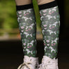 Dreamers & Schemers Boot Socks - Pony Mac Green Dala Horse