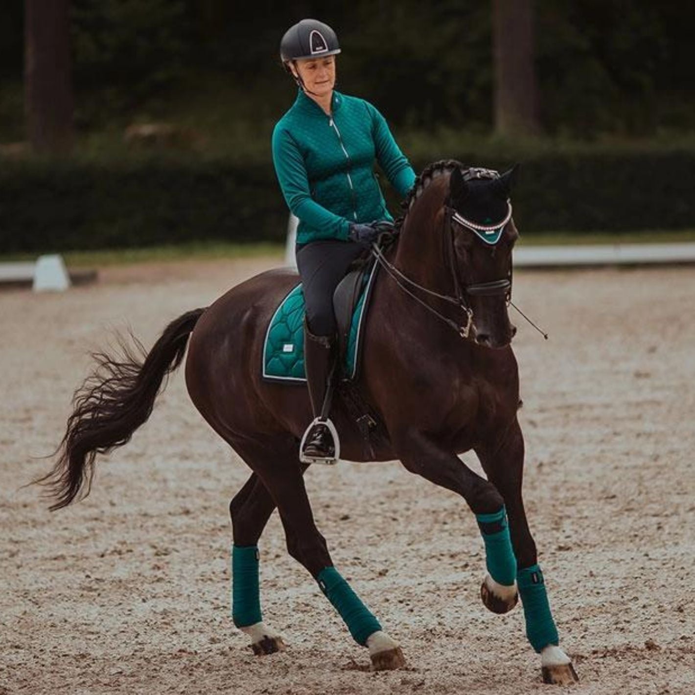 Equestrian Stockholm Bandages - Emerald