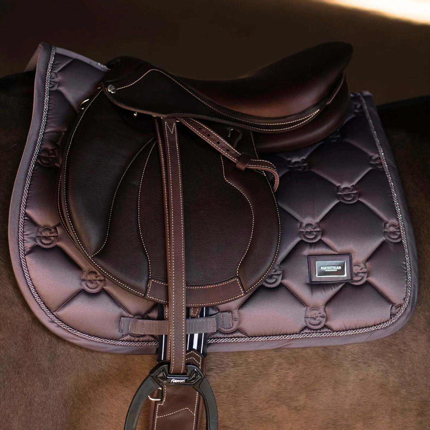 Equestrian Stockholm Jump Pad - Dark Violet